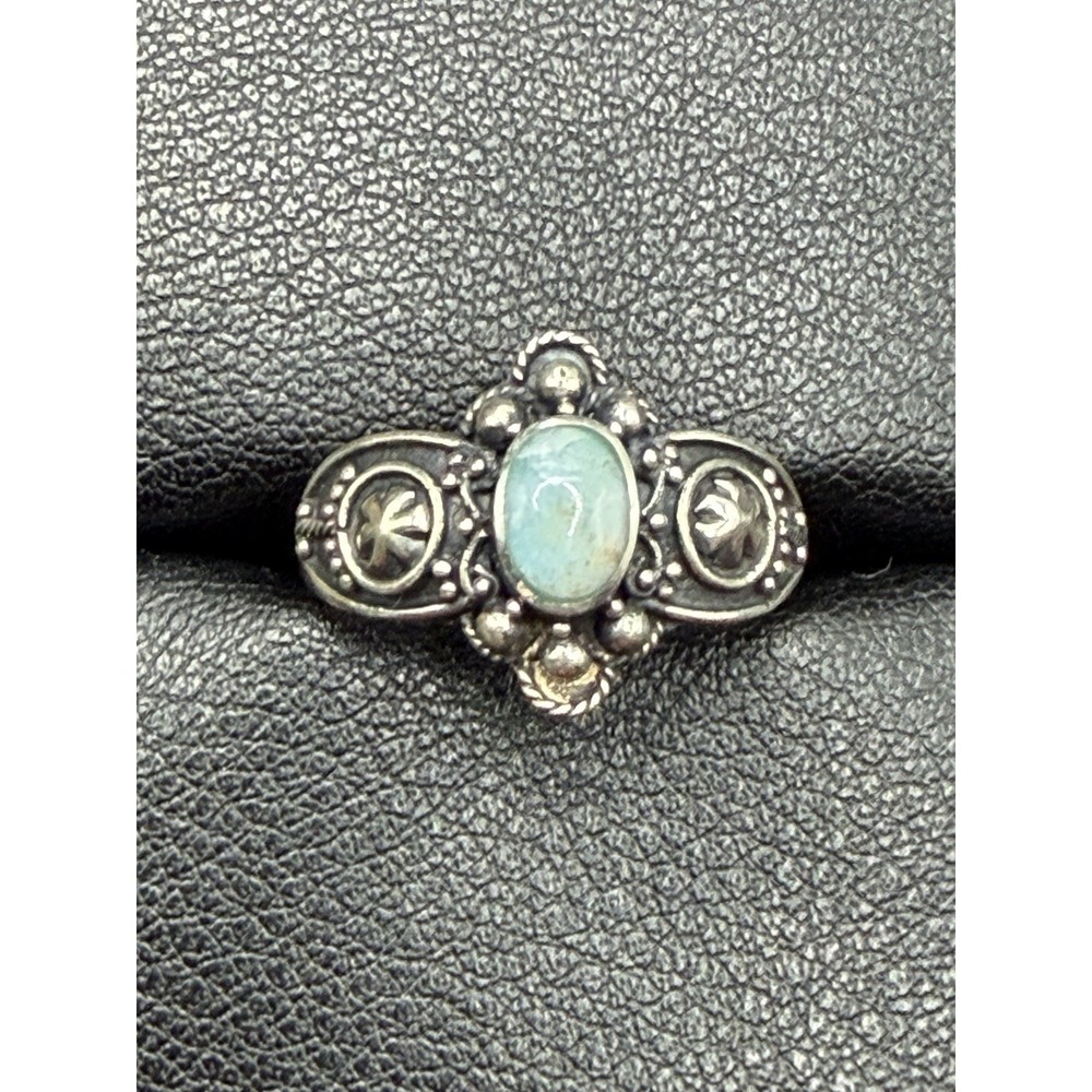 New Condition Sterling Larimar Ring Size 7.00 J28